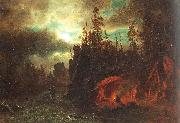 The Trappers' Camp Bierstadt, Albert